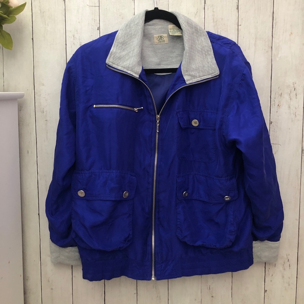 SJB Vintage 90’s silk windbreaker jacket